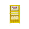 Horizontal Gas Cylinder Cabinet, Capacity of 6 w/ Self Close Door, 30 7/16' Wide