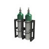 Gas Cylinder Rack For  Vertical Cylinders, 30' Wide