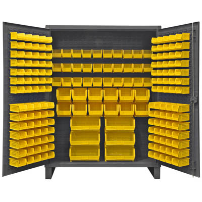 Extra Heavy Duty 12-Gauge Cabinet with 198 Hook-On Bins