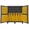 Extra Heavy Duty 12-Gauge Cabinet with 192 Bins and 3 Shelves