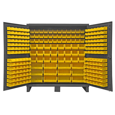 Extra Heavy Duty 12-Gauge Cabinet with 240 Hook-On Bins