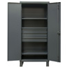 Extra Heavy Duty 12-Gauge 3 Drawer Cabinet with 3 Shelves