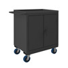 Heavy Duty Mobile Bench Cabinet w/ 6' Polyurethane Casters