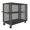 Mesh Style Security Trucks with Double Doors, 1 Shelf, 48-1/2'W x 26-1/16'D x 56-7/16'H