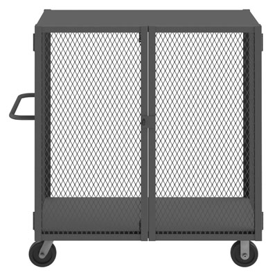 Mesh Style Security Trucks|Double Doors, No Shelves