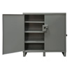 Job Site Cabinet, 60 in. Wide, 3 Fixed Shelves
