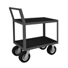 LIC Series, Low Profile Instruments Carts|8" Semi-Pneumatic Cstrs,  Flush Shelves