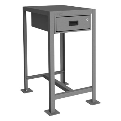 MTD Series, Medium Duty Machine Table|Drawer - 24" Wide