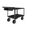 Order Picking Cart w/ Flat Writing Shelf & Storage Pockets, Non-Slip Vinyl Surface (1,200 lbs. Capacity)