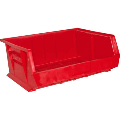 6 Pack of Hook-On Bins 16"W x 15"D x 7"H