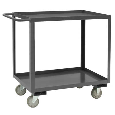 Rolling Service Stock Cart, 4 Shelves 