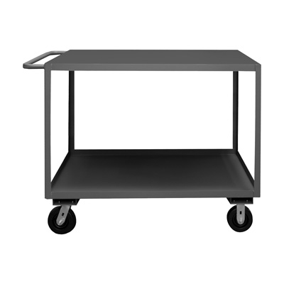 RSC 3K Series, Rolling Service Stock Cart, 2 Shelves Top Lip Down