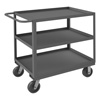 Rolling Service Stock Cart, 3 Shelves, 39-1/4'H (3,000 lbs. capacity)
