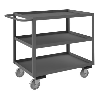 RSC 1.2K Series, Rolling Service Stock Cart, 3 Shelves