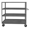 Rolling Service Stock Cart, 4 or 5 Shelves (3,000 lbs. capacity)