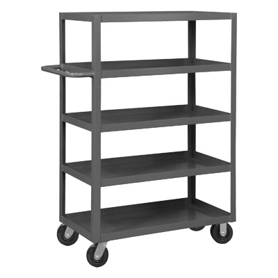 5 Shelf Stock Cart, 3000 lbs. Capacity