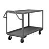 Lips Up Rolling Service Carts w/ 5' Polyolefin Casters & Ergonomic Handle (1,400 lbs. Capacity)