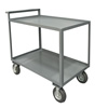 RSC 1.5K Series, Rolling Service Stock Cart, Raised Handle, 2 Shelves Lips Up