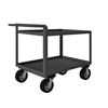 Lips Up Rolling Service Carts w/ 8' Pneumatic Casters & Raised Tubular Handle (1,500 lbs. Capacity)