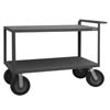 Rolling Service Carts w/ 10' Pneumatic Casters & Raised Tubular Handle (1,500 lbs. Capacity)
