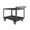 2 Shelf Stock Cart|Raised Handle