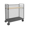 3 Sided Wire Cage Cart|Adjustable Shelf