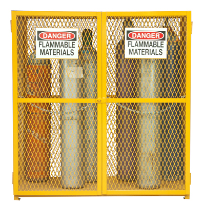 Vertical Cylinder Storage, Holds 18 Cylinders