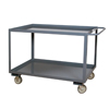Rolling Service Stock Carts, 2 Shelves - 48