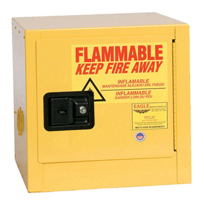 Flammable Liquid Safety Cabinet- 2 Gallon Capacity (Self Closing)
