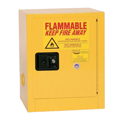 Flammable Liquid Safety Cabinet- 4 Gallon Capacity (Manual Closing)