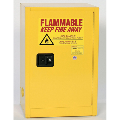 Flammable Liquid Safety Cabinet- 12 Gallon Capacity (Self-Closing)