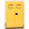 Hazmat Drum Safety Cabinet, Two-Drum Storage (60 Gal. Cap.) (Self Closing)