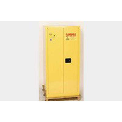 Hazmat Drum Safety Cabinet, One-Drum Vertical Storage (Manual Close)