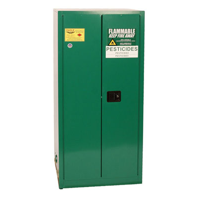 Pesticide Safety Cabinet, One Drum Vertical Storage (Manual Close)