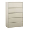 HL8000 Series 5 Drawer Lateral File Cabinet w/Posting Shelf and Roll-Out Binder Storage, 36' Wide