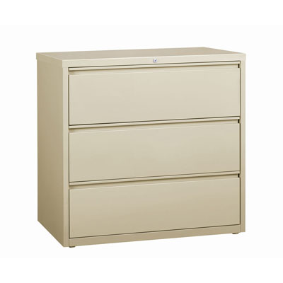 HL8000 Series 3 Drawer Lateral File Cabinet, 42" Wide