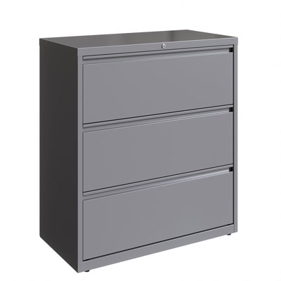 HL1000 Series 3 Drawer Lateral File Cabinet, 36" Wide