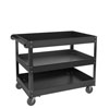 3 Shelf Ready To Assemble Utility Cart, 24'W x 36'D