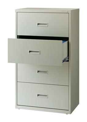 HL1000 Series 4 Drawer Lateral File Cabinet, 30" Wide