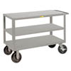 Extra Heavy Duty 3 Shelf Truck, 2 Rigid and 2 Swivel Casters (5,000 lbs. capacity)