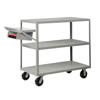 3-Shelf Order Picking Truck w/ Flush Shelves & 16-1/2" Shelf Clearance