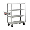 4-Shelf Order Picking Truck w/ Flush Shelves & 16 1/2" Shelf Clearance (3,600 lbs. Capacity)