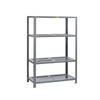 Heavy Duty Welded Steel Shelving w/ Perforated Shelves- 4 Shelves, 18' & 24' Deep