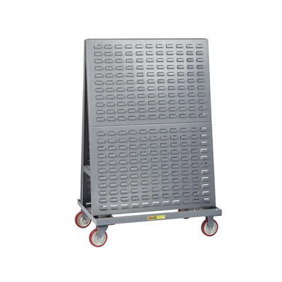 Mobile "A" Frame- Lean Tool Cart w/ Double Louvered Panel