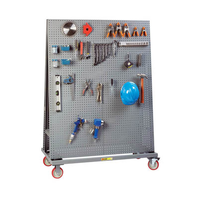 Mobile Pegboard A-Frame, 60" Tall