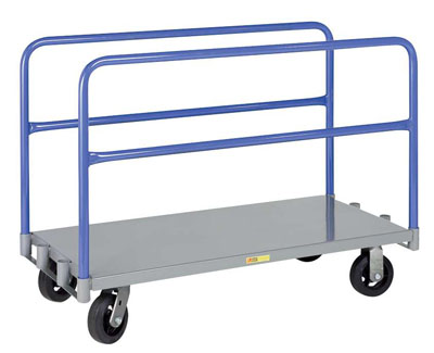 Adjustable Sheet & Panel Truck, 6" Mold-On Rubber Casters (2,000 lbs. Capacity), 30" Wide