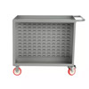 Bin Cart with Pegboard Tool Storage