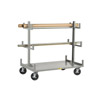 Portable Bar & Pipe Truck w/ 4 Swivel Casters