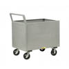 Box Truck with Ergonomic Handle, Solid SIdes, 41-1/2' Handle Height