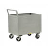 Box Truck with Ergonomic Handle, Solid SIdes, 41-1/2" Handle Height